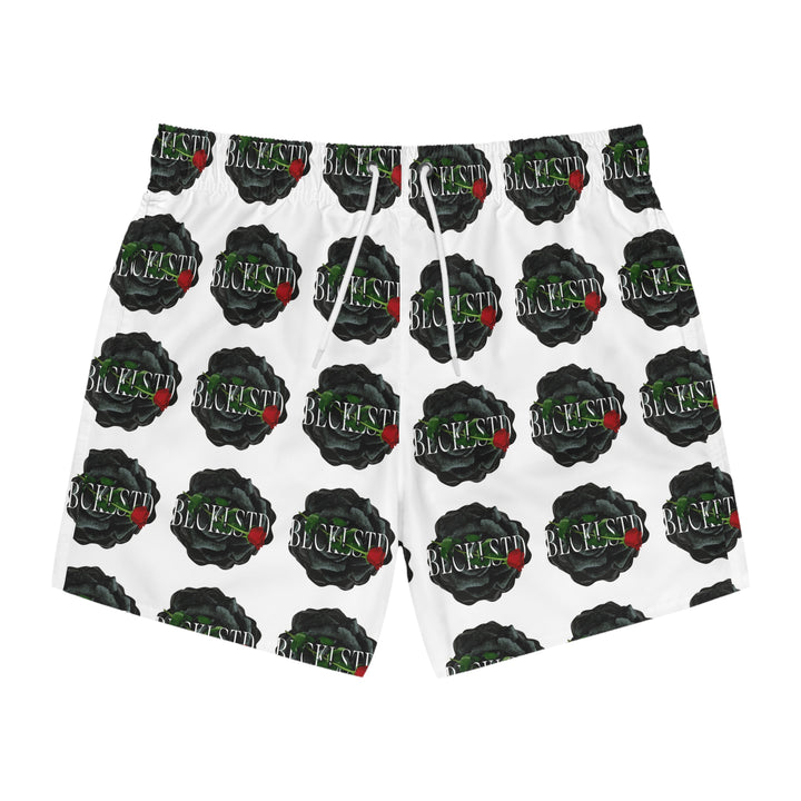 Blackstar Swim Trunks - Stylish Beachwear for Summer Fun, Pool Parties, Vacation Shorts, Unique Gift for Him, AOP Design
