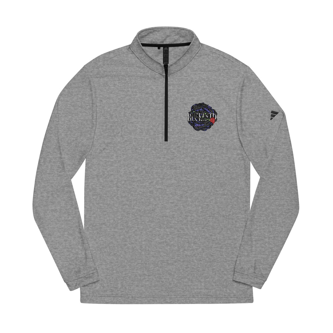 adidas® Quarter-Zip Pullover with Embroidered Design - Stylish Activewear for Casual Outings & Sports