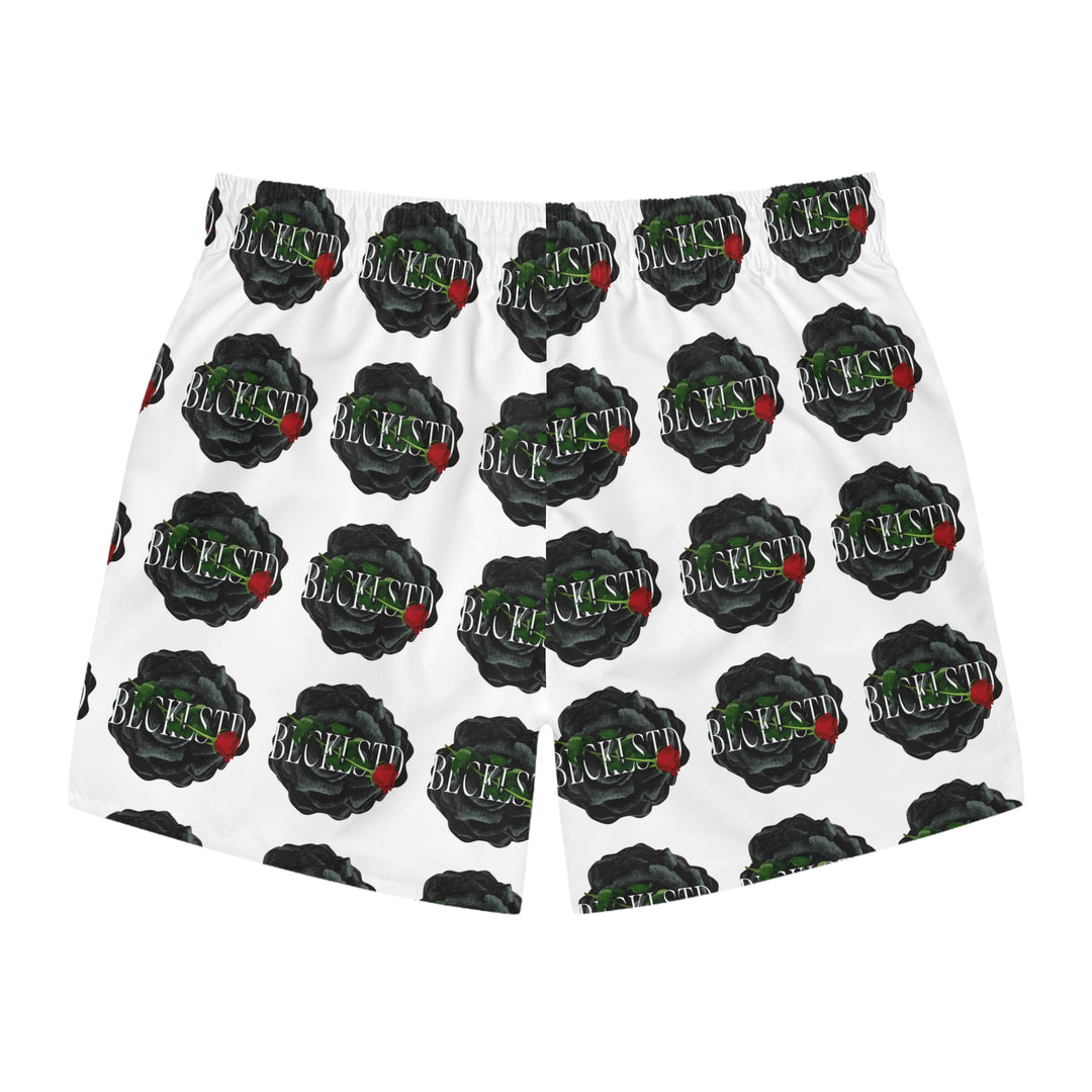 Blackstar Swim Trunks - Stylish Beachwear for Summer Fun, Pool Parties, Vacation Shorts, Unique Gift for Him, AOP Design